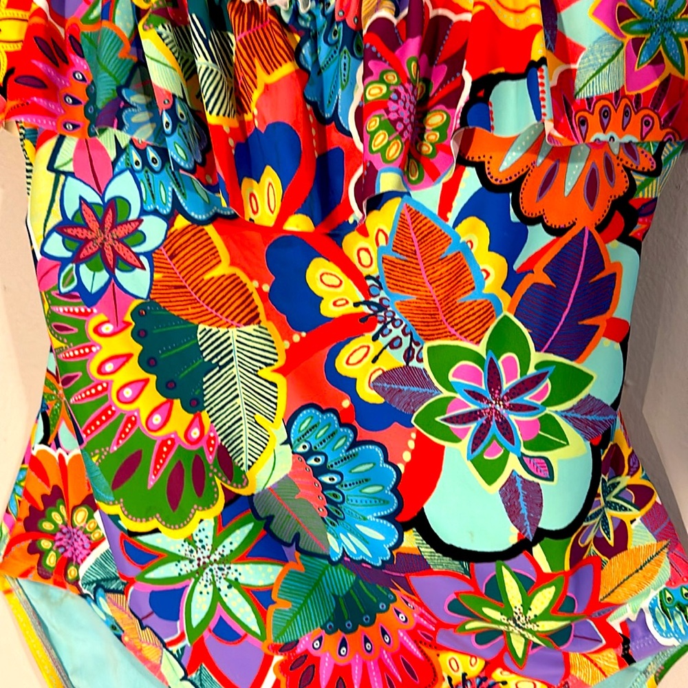 Bleu Pod Beattie Bathing Suit. Multi Color. Size:… - image 4